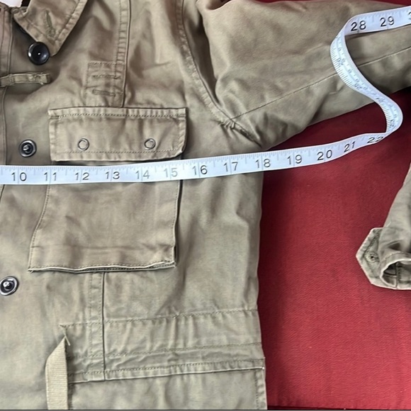 Paul Smith Women’s Khaki Military Field Style Jacket Size 42 - Picture 3 of 7
